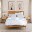 Zinus Full Wood grain Wood Platform Bed with Headboard