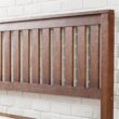 Zinus Twin Antique Espresso Wood Platform Bed with Headboard