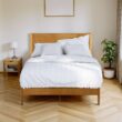 Zinus Queen Wood grain Wood Platform Bed with Headboard