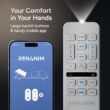 Renanim SF Full Adjustable Bed Frame with Massage Wireless Remote - USB Ports - UnderBed Light - Zero Gravity Electric Bed