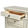 Steve Silver Cathedral White Acacia 3 -Drawer 28-in W x 30-in H Rustic Nightstand