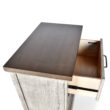 Steve Silver Whitewashed Gray Acacia 2 -Drawer 28-in W x 28.5-in H Rustic Nightstand