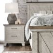Steve Silver Whitewashed Gray Acacia 2 -Drawer 28-in W x 28.5-in H Rustic Nightstand