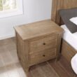 Steve Silver Driftwood Brown Acacia 2 -Drawer 28-in W x 27.75-in H Nightstand