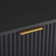 Manhattan Comfort Black 2 -Drawer 20.07-in W x 21.65-in H Modern Nightstand