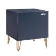 Manhattan Comfort Midnight Blue 2 -Drawer 20.07-in W x 21.65-in H Modern Nightstand