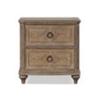 Furniture of America Rustic Oak Oak 2 -Drawer 29-in W x 29.5-in H Rustic Nightstand
