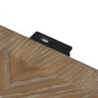 Furniture of America Rustic Oak Oak 2 -Drawer 29-in W x 29.5-in H Rustic Nightstand