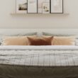 AFI King White Wood Platform Bed Storage with Headboard