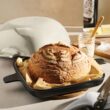 Tramontina Cultura 2-in-1 Enameled Cast Iron Dutch Oven Pot with Reversible Lid Griddle and Trivet, Oven Safe 6.5-Quart Multi-Cooker, Gardenia White