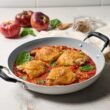Tramontina Ceramic Non Stick 11-Piece Nesting Pots and Pans Set with Lids - Stackable Nonstick Cookware Set, Dishwasher and Oven Safe, White