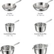 Tramontina Tempo Tri-Ply Base Stainless Steel 10-Piece Cookware Set with Glass Lids, Pots and Pans Kitchen Set, Induction-Ready, Oven-Safe, Dishwasher-Safe