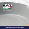 Tramontina Fiora 4.25-Quart Multipurpose Ceramic Non Stick Cooking Pan with Lid, Spanish Villa
