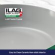 Tramontina Fiora 4.25-Quart Multipurpose Ceramic Non Stick Cooking Pan with Lid, Green