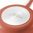 Tramontina Vue All-in-One Plus Pan Set, 5-Quart Ceramic Non Stick Cooking Pan with Glass Lid, Steamer Insert, Beechwood Utensils, Splatter Screen, Pot Holder, Orange
