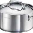 Tramontina Utsava Tri-Ply Clad Stainless Steel 3.25-Quart Casserole with Lid and Ceramic Non Stick Interior, Induction-Ready Small Dutch Oven Pot