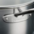 Tramontina Tri-Ply Clad Stainless Steel 6-Quart Saute Pan with Glass Lid, Induction-Ready Cooking Pan, Dishwasher-Safe, NSF-Certified
