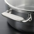 Tramontina Tri-Ply Clad Stainless Steel 6-Quart Saute Pan with Glass Lid, Induction-Ready Cooking Pan, Dishwasher-Safe, NSF-Certified
