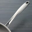 Tramontina Tri-Ply Clad Stainless Steel 6-Quart Saute Pan with Glass Lid, Induction-Ready Cooking Pan, Dishwasher-Safe, NSF-Certified