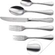 Tramontina 45 Piece Silverware Set - Firenze Utensils Set