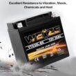 Weize YTX30L-BS Battery Replacement Yuasa YIX30L Motorcycle Battery - Factory Sealed - Maintenance Free - High Performance ETX30L BS For Harley Davidson Polaris Sportsman