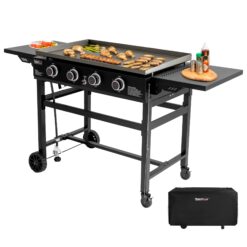 Royal Gourmet Cover Bundle 4 -Burner Liquid propane Flat Top Grill