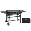 Royal Gourmet Cover Bundle 4 -Burner Liquid propane Flat Top Grill