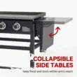 Royal Gourmet 35'' Griddle and Cover Bundle 4 -Burner Liquid propane Flat Top Grill