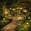 Solar-Powered Waterproof Firework Garden Lights With Remote Control & 8 Lighting Modes