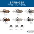 Progress Lighting Springer 52-in Antique Nickel with White Barnwood Blades Ceiling Fan Light Kit Compatible and Remote Control Included 12 -Blade