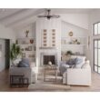 Progress Lighting Springer 52-in Antique Nickel with White Barnwood Blades Ceiling Fan Light Kit Compatible and Remote Control Included 12 -Blade