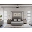 Progress Lighting Springer 52-in Matte Black with Rustic Charcoal Blades Ceiling Fan Light Kit Compatible and Remote Control Included 12 -Blade