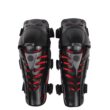 Motorcycle Motocross Knee Pads – Red Protective Knee Guards for Riding Safety
