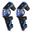 Motorcycle Motocross Knee Pads – Red Protective Knee Guards for Riding Safety