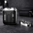 Mini Electric Shaver with Digital Display – Rechargeable Dual Blade Beard Trimmer for Home & Travel