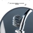 Pull-Out Faucet Sprayer Extension with 3 Spray Modes – Splash-Proof Kitchen Sink Faucet Attachment