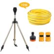 360° Rotating Garden Sprinkler with Stainless Steel Tripod – Automatic Lawn Irrigation Sprinkler System