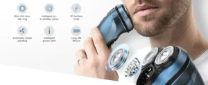 Sejoy Rechargeable Electric Razor for Men – Portable Electric Shaver for Smooth Daily Shaving