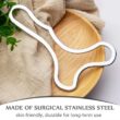 Stainless Steel Gua Sha Massage Tool for Muscle Pain Relief & Lymphatic Drainage