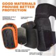 Heavy Duty EVA Foam Knee Pads with Gel Cushion – Adjustable Knee Protection for Work & Gardening
