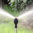 360° Rotating Garden Sprinkler with Stainless Steel Tripod – Automatic Lawn Irrigation Sprinkler System