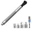 Offset Impact Extension Wrench Set with 4 Socket Adapters and 1/2 Inch Drill Adapter for Auto Repair & Tight Spaces