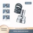 Pull-Out Faucet Sprayer Extension with 3 Spray Modes – Splash-Proof Kitchen Sink Faucet Attachment