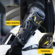 Motorcycle Knee and Elbow Protective Gear Set – Ventilated Pads for Motocross & Outdoor Riding