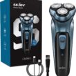 Sejoy Rechargeable Electric Razor for Men – Portable Electric Shaver for Smooth Daily Shaving