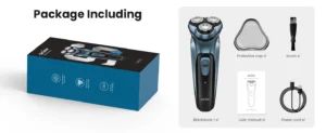 Sejoy Rechargeable Electric Razor for Men – Portable Electric Shaver for Smooth Daily Shaving