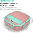 500ml Stainless Steel Insulated Lunch Box – Leakproof Bento Food Container with Compartments for Kids & Toddlers