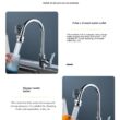 Pull-Out Faucet Sprayer Extension with 3 Spray Modes – Splash-Proof Kitchen Sink Faucet Attachment