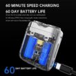 Mini Electric Shaver with Digital Display – Rechargeable Dual Blade Beard Trimmer for Home & Travel