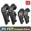 Motorcycle Knee and Elbow Protective Gear Set – Ventilated Pads for Motocross & Outdoor Riding